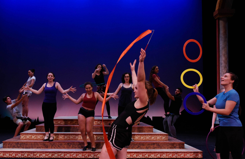 Broadway Camp students rehearse "Magic to do" from Pippin at Proctors in Schenectady Friday, July 21, 2017. They've spent the last month in intensive rehearsals and workshops preparing the show, which opens Aug.4.